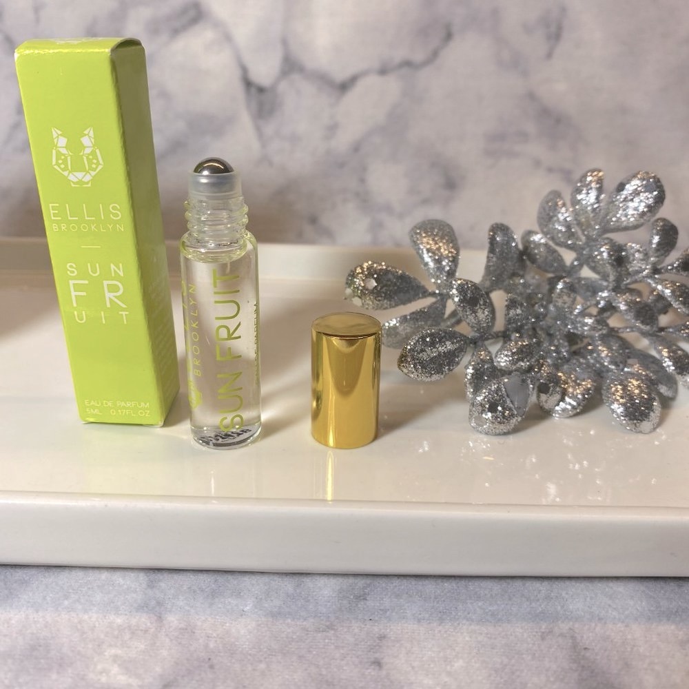 ELIS BROOKLYN Sun Fruit EDP Roller Fruity Floral Fig-Mini 5ml,0.17oz-BOXED-NEW - Picture 8 of 13